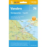 74 Vansbro Sverigeserien 1:50 000